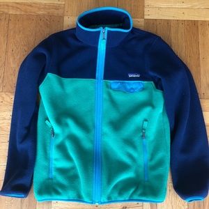 Patagonia synchilla zip up, size small women’s.
